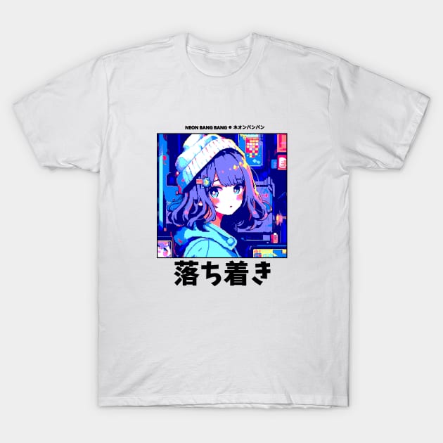 Y2K Aesthetic Harajuku Anime Girl T-Shirt by Neon Bang Bang